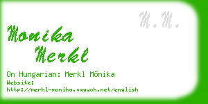 monika merkl business card
